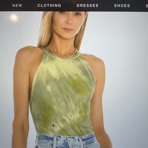 Free people tied dye tank